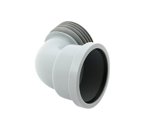 Отвод McAlpine L175 мм, на 90, с манжетой, вход D=110 мм, под раструбное соединение MRDC90-GR