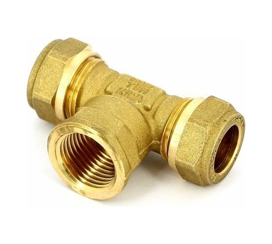 Обжимной тройник Tiemme В, 22х3/4"х22 1000066