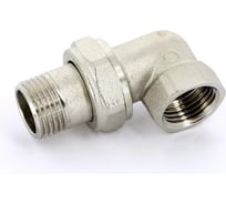 Разъемное соединение TIEMME O-ring 1/2" НВ, угловое, с прокладкой 1500168