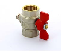 Шаровой кран Tiemme ВВ 1', с отверстием для термодатчика, бабочка 2980008