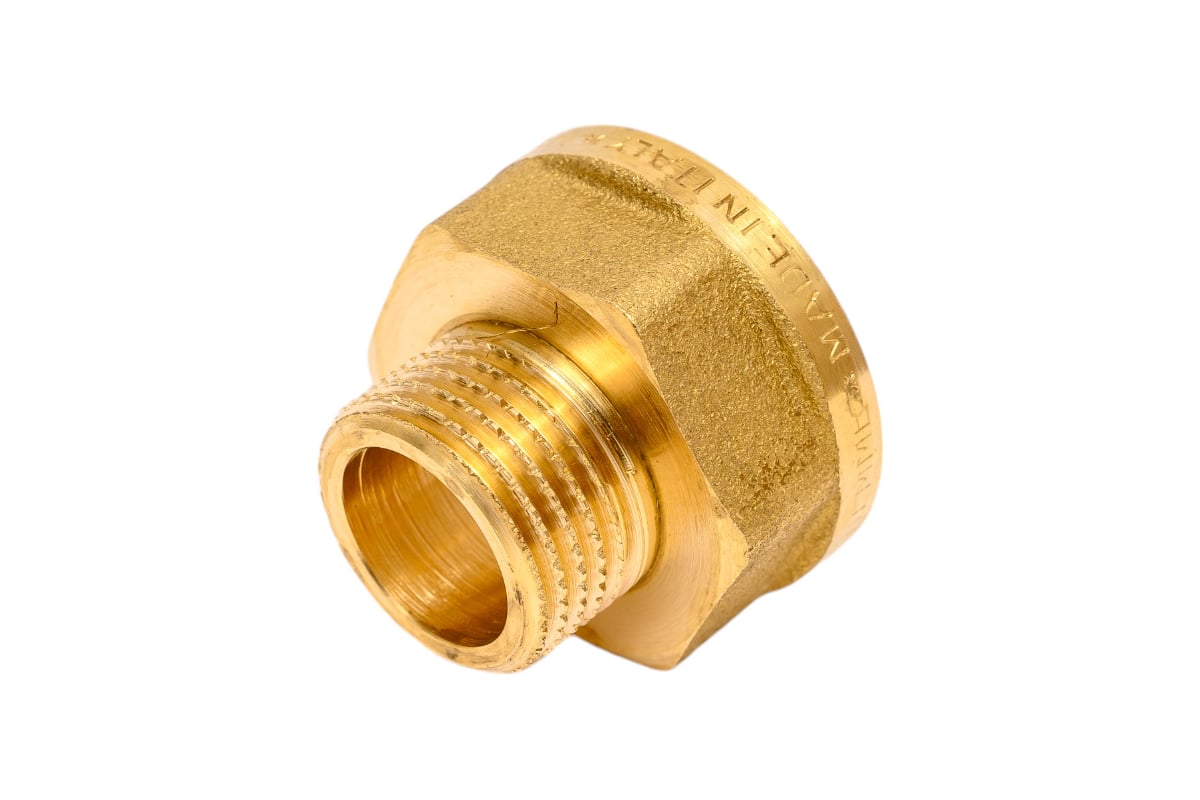 Переходник Tiemme НВ, 1/2"х3/4" 1500043 - выгодная цена, отзывы ...