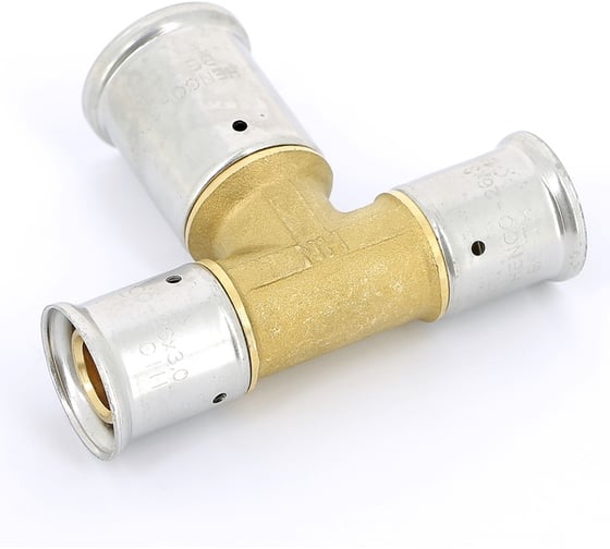 Тройник пресс Henco 26х32х26 мм 12P-263226