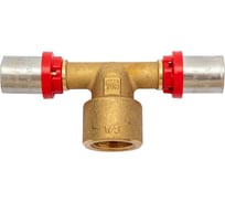 Тройник Tiemme пресс, В, 16х1/2"х16 1650031