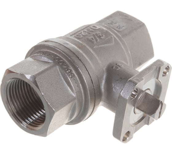 Шаровой кран RUB 3/4 DN20 PN40, ВР-ВР, серия TORINO S.64, усиленный, под привод S64E00