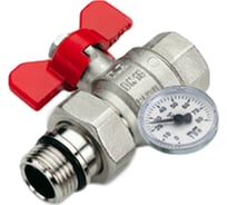 Шаровой кран Tiemme НВ, бабочка, с разъемным соединением 2120043