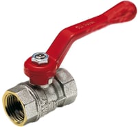 Шаровой кран Tiemme Mistral ВВ, 1"1/2, красный рычаг 2360009