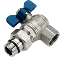 Шаровой кран Tiemme НВ, бабочка, с разъемным соединением для коллектора 2120045