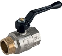 Шаровой кран Tiemme Buran НВ, 1"1/2, черный рычаг 2450028