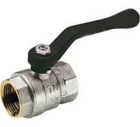 Шаровой кран Tiemme Scirocco ВВ, 1", черный рычаг 2310148