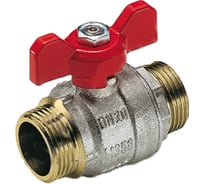 Шаровой кран Tiemme Mistral НН, 1/2", красная бабочка 2360032