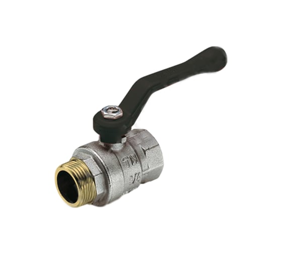 Шаровой кран Tiemme Scirocco НВ, 1/2", черный рычаг 2310155 1