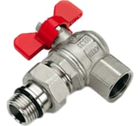 Шаровой кран Tiemme НВ, бабочка, с разъемным соединением для коллектора 2120057