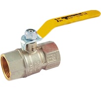 Шаровой кран для газа Tiemme Tornado ВВ, 1", желтый рычаг 2390007