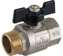 Шаровой кран Tiemme Buran НВ, 3/4", черная бабочка 2450017