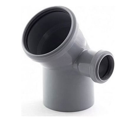 Отвод LAMMIN 110х45°, с правым патрубком 50 мм Lm35041050451