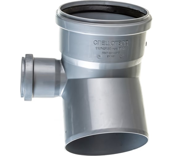 Отвод LAMMIN 110х45°, с левым патруб. 50 мм Lm35041050450