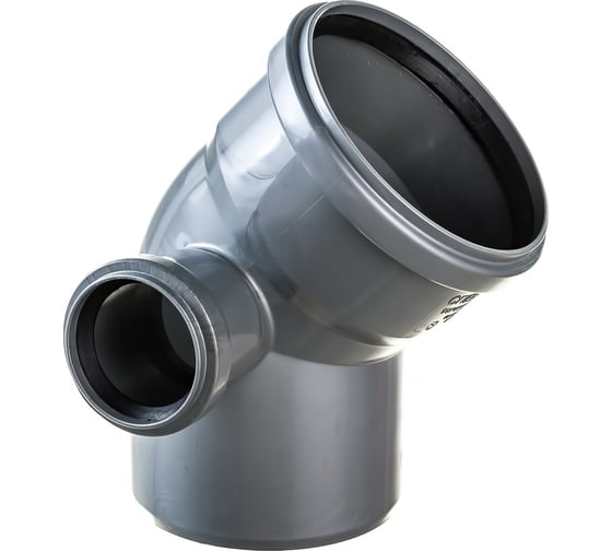 Отвод LAMMIN 110х45°, с левым патруб. 50 мм Lm35041050450