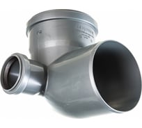Отвод LAMMIN 110х90°, с 2-мя патрубками 50 мм Lm35041250902