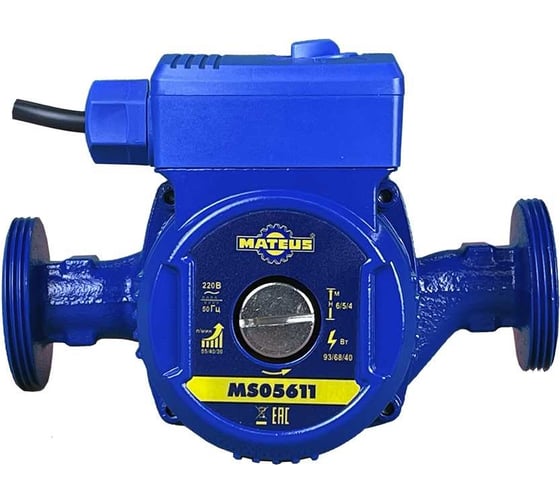 Циркуляционный насос MATEUS GRS32/6-1 180 мм MS05611