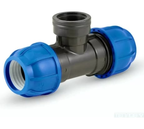 Тройник Cyklоn ПНД перех. 32x1"x32 вн., 10шт. PFTF3210