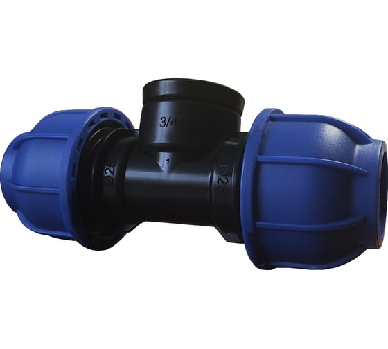 Тройник Cyklоn ПНД перех. 25x3/4x25 вн., 18шт. PFTF2534 1