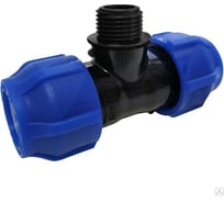 Тройник Cyklоn ПНД перех. 63x1.1/2x63 нар., 13шт. PFTF63112