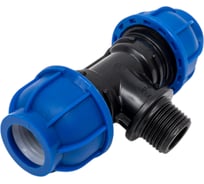 Тройник Cyklоn ПНД перех. 20x1/2x20 нар., 20шт. PFTM2012