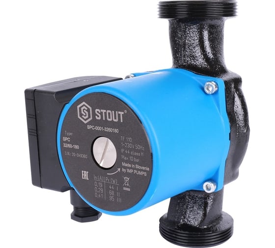 Циркуляционный насос STOUT 32/60-180 SPC-0001-3260180 RG008V60G82QVP