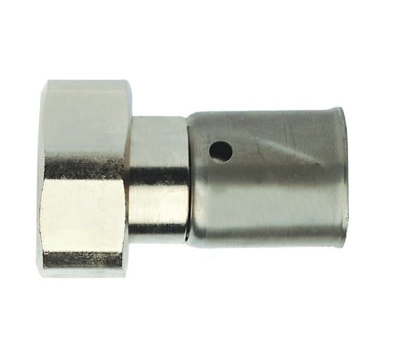 Пресс-фитинг соединение с накидной гайкой (16х2 мм; 1/2") Prandelli 109.15.51.6 1