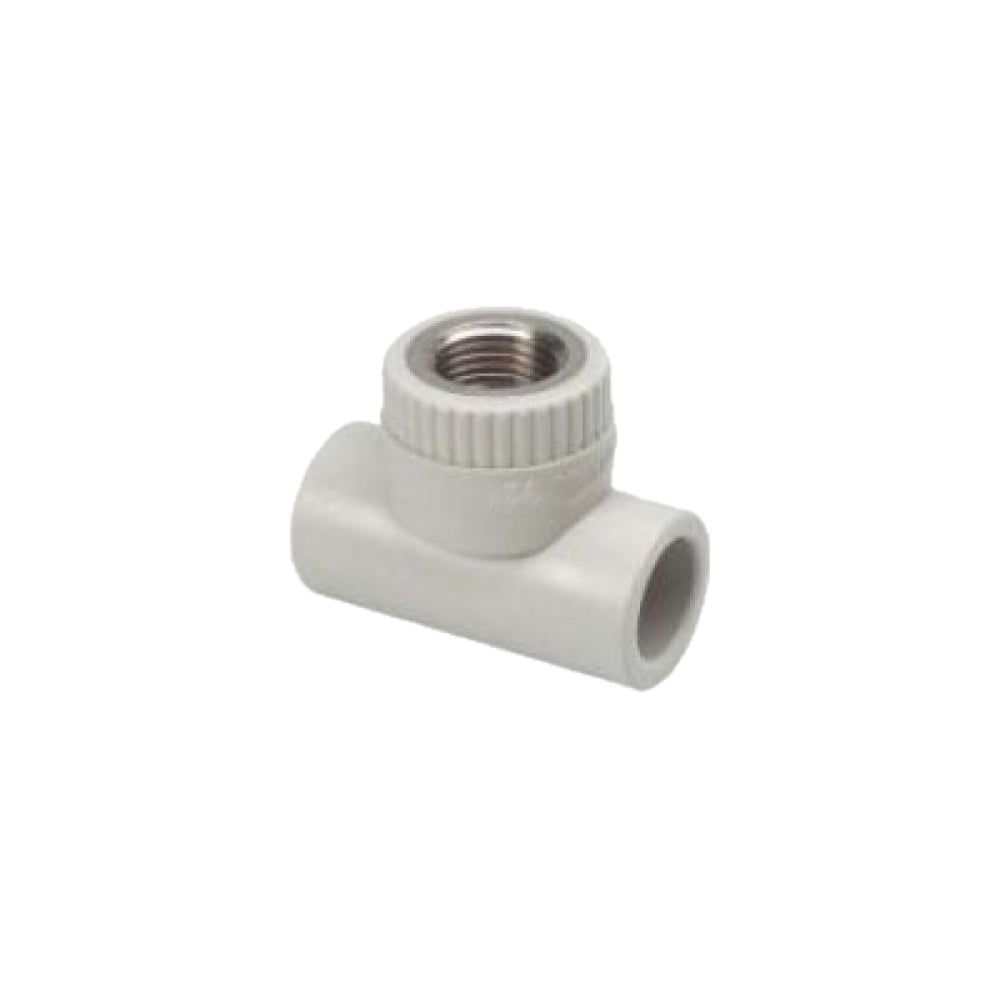 Фитинг тройник комбинированный полипропиленовый (20 мм х 1/2\"ВР х 20 мм ...