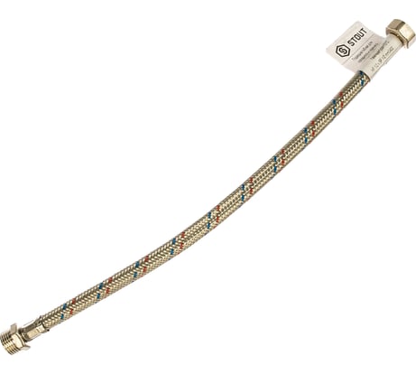 Гибкая подводка для воды НР 1/2 х ВР 1/2 400 мм STOUT SHF-0085-081515 RG008P0SIG4T6H