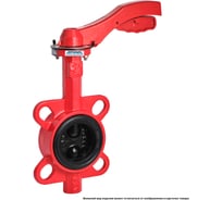 Дисковый поворотный межфланцевый затвор Архимед, ручной, ДУ50, РУ16, чугунный, диск чугун AZ341-050-16