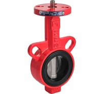 Затвор дисковый поворотный межфланцевый голый шток Архимед ДУ65 РУ16 чугунный, диск нержавеющая сталь AZ331-065-16N