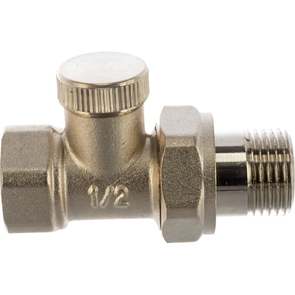 Настроечный клапан для радиатора LAMMIN прямой, 1/2" LM21047000015 ...