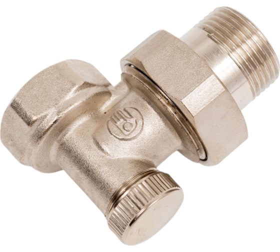 Настроечный клапан для радиатора LAMMIN угловой, 3/4" LM21046000020
