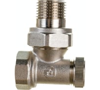 Настроечный клапан для радиатора LAMMIN угловой, 1/2" Lm19041300015