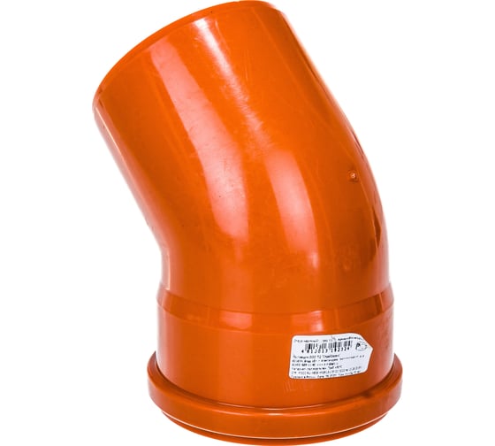 Отвод для наружной канализации Flextron 110мм 45 градусов SVK-KN3011045 Н0000000729