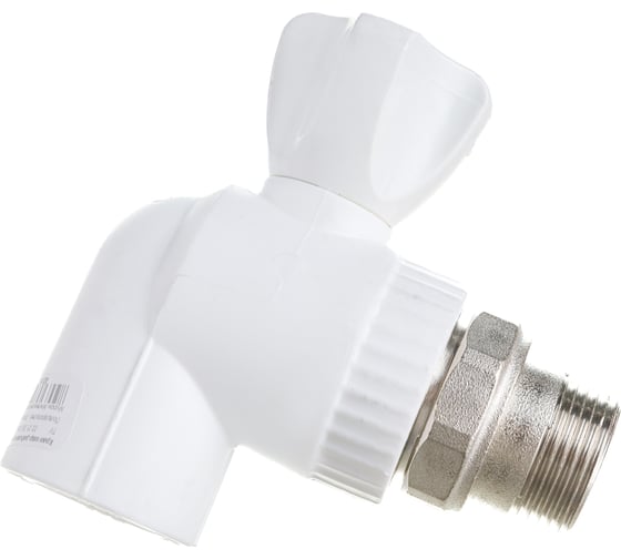 Шаровый угловой кран PPR LAMMIN PREMIUM радиаторный, 25х3/4" Lm31176025020