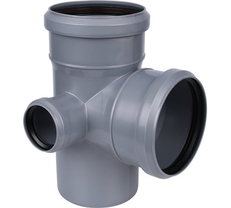 Крестовина для канализации Flextron двухплоскостная, левая 110х110х50/87 SVK-K711587 Н0000011268