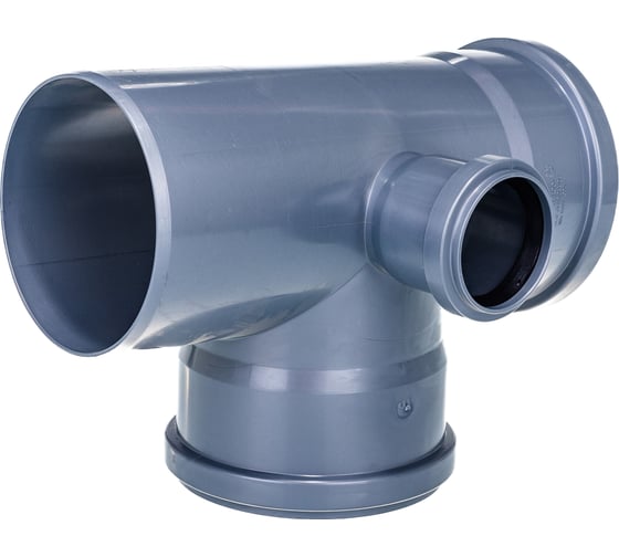 Крестовина для канализации Flextron двухплоскостная, левая 110х110х50/87 SVK-K711587 Н0000011268
