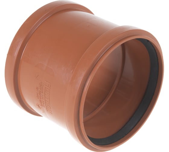 Двойна муфта для канализации Flextron наружная 110 SVK-KN20100 Н0000000701