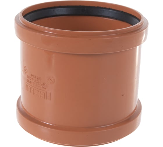 Двойна муфта для канализации Flextron наружная 110 SVK-KN20100 Н0000000701