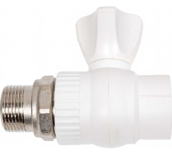 Шаровый прямой кран PPR LAMMIN PREMIUM радиаторный, 25х3/4" Lm31175025020