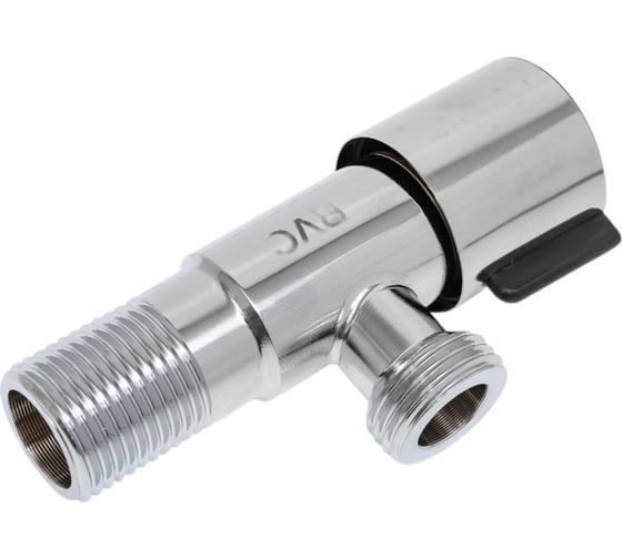 Клапан для бытовой техники Rvc (кран-букса) угловой 1/2"ш ЧЕРНЫЙ 16894