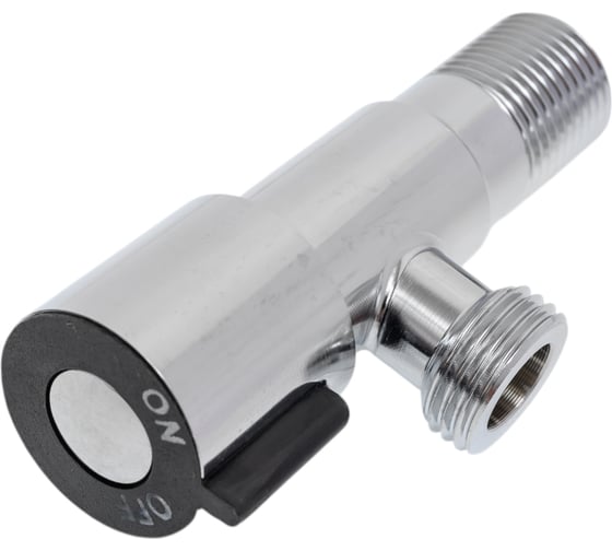Клапан для бытовой техники Rvc (кран-букса) угловой 1/2"ш ЧЕРНЫЙ 16894
