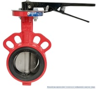 Затвор дисковый поворотный межфланцевый ручной Архимед ДУ80 РУ16 чугунный, диск нержавеющая сталь AZ331-080-16P