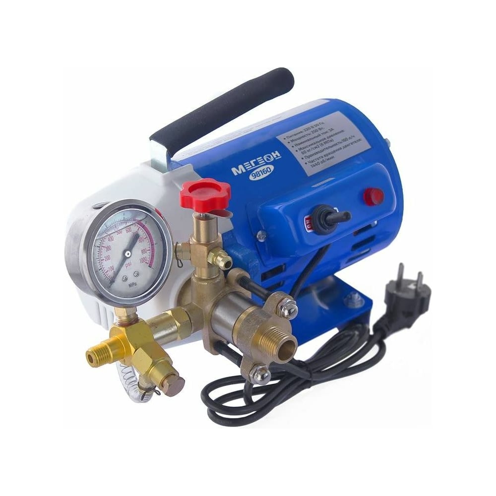 Электрический опрессовочный насос МЕГЕОН 98160 к0000023036 - выгодная ...