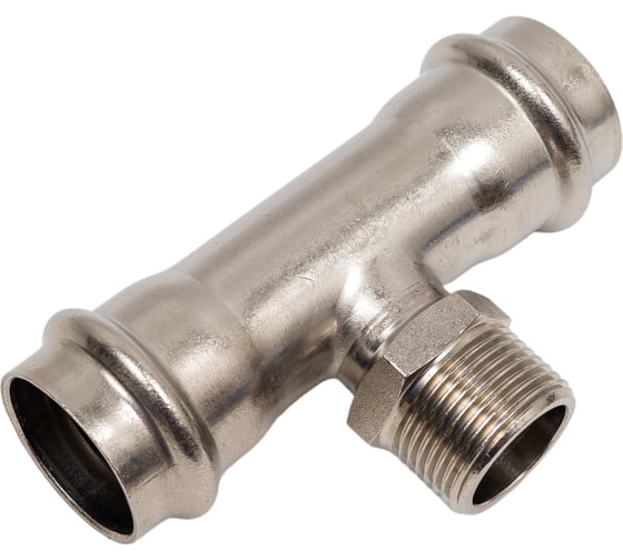 Тройник с наружной резьбой из нержавеющей стали VALTEC 28х3/4 VTi.933.I.280528
