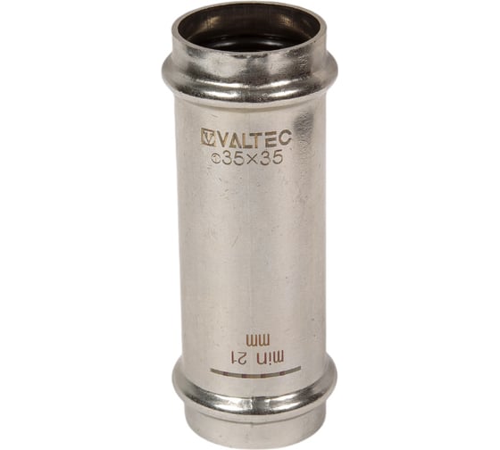 Надвижная муфта из нержавеющей стали VALTEC 35х35 VTi.904.I.003535
