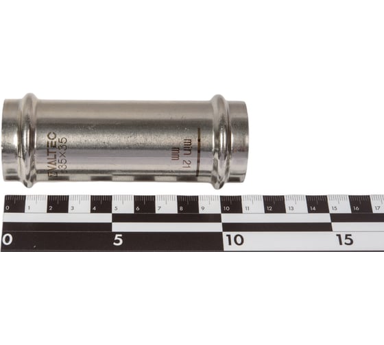 Надвижная муфта из нержавеющей стали VALTEC 35х35 VTi.904.I.003535